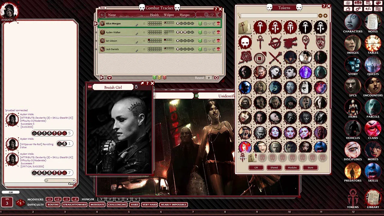 Fantasy Grounds - Vampire the Masquerade 5th Edition Ruleset (VTM5TH) Screenshot 0