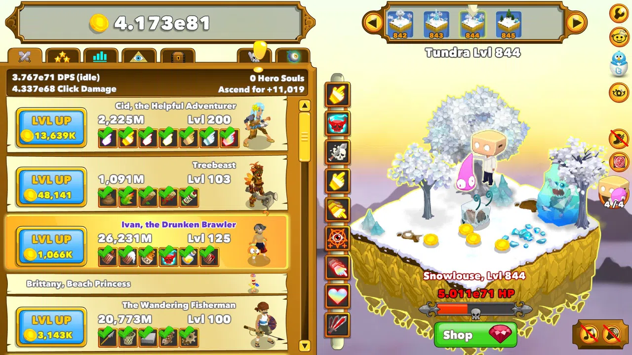 Clicker Heroes: Boxy & Bloop Auto Clicker Screenshot 2