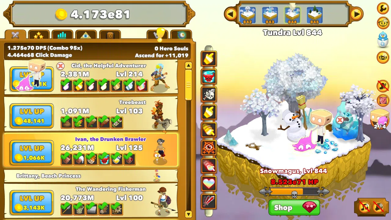 Clicker Heroes: Boxy & Bloop Auto Clicker Screenshot 0