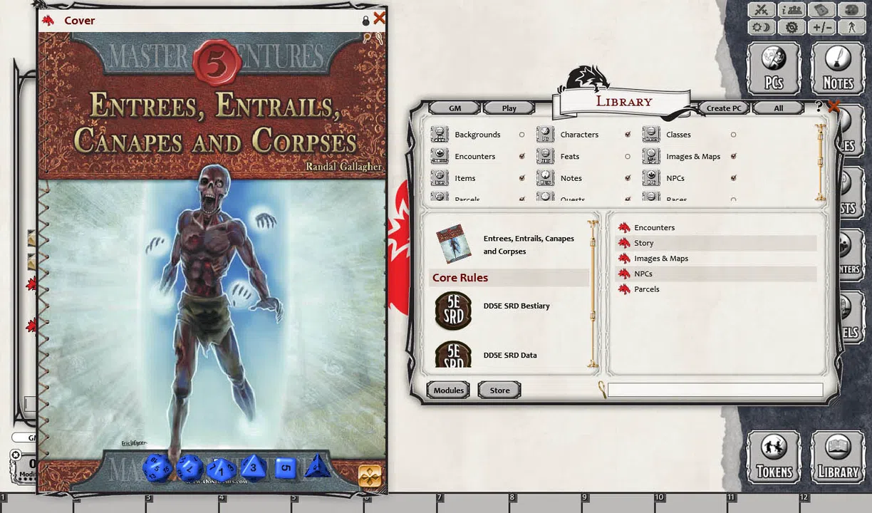 Fantasy Grounds - Entrees, Entrails, Canapes and Corpses (5E) Screenshot 2