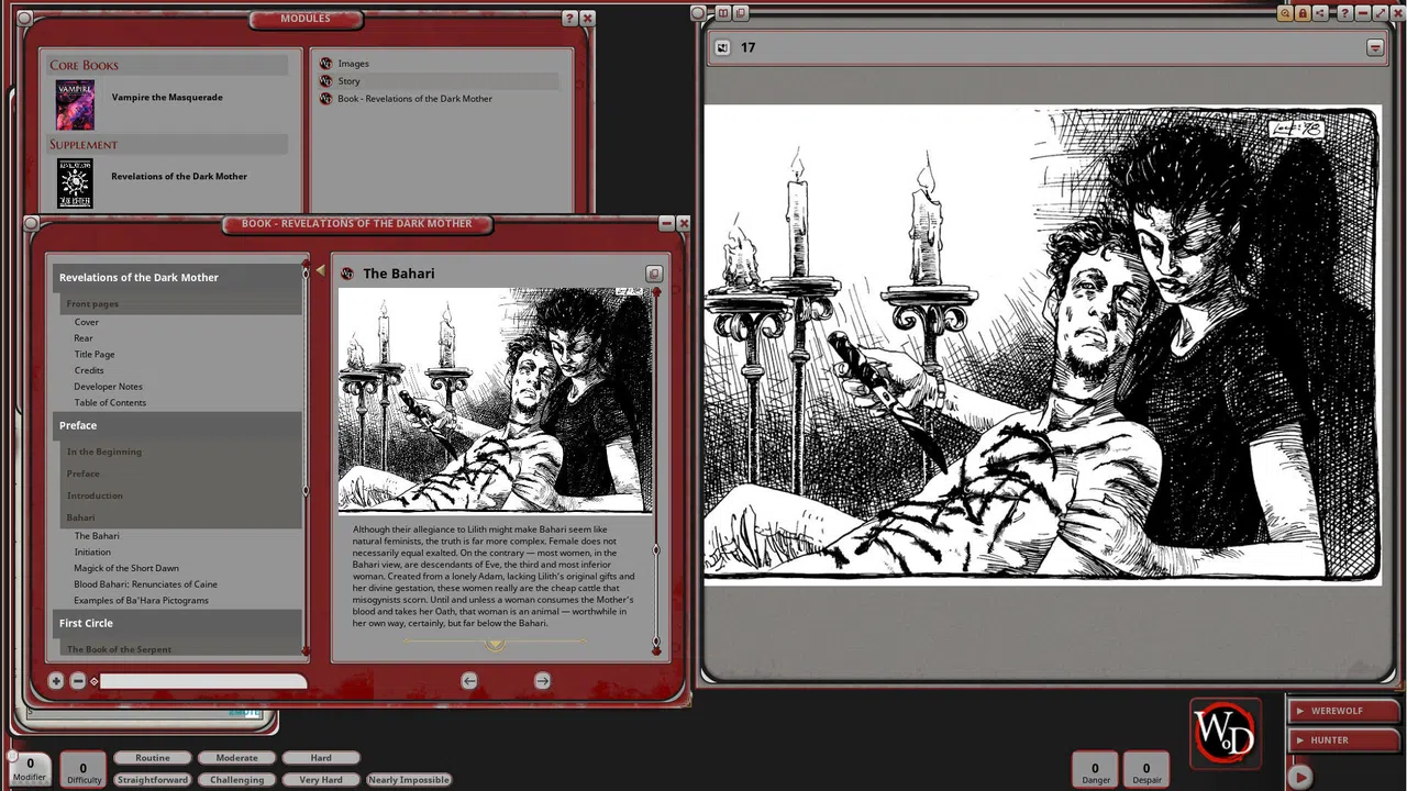 Fantasy Grounds - Vampire: Revelations of the Dark Mother Screenshot 4