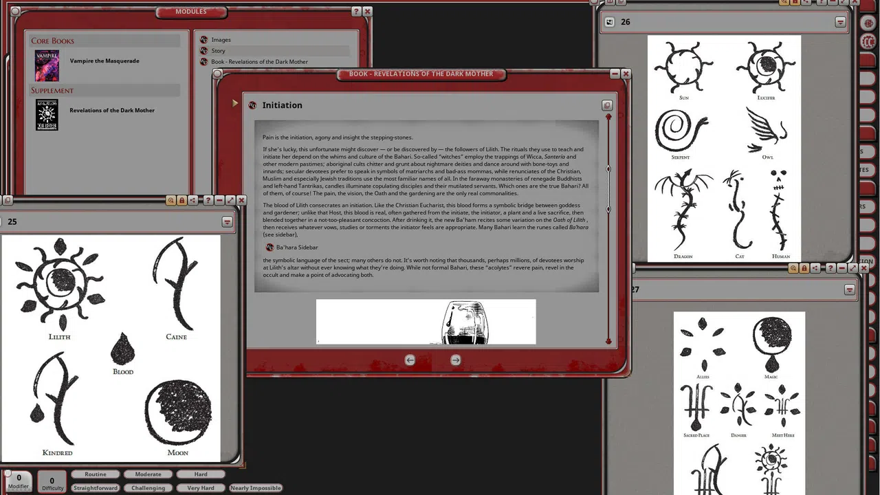 Fantasy Grounds - Vampire: Revelations of the Dark Mother Screenshot 3