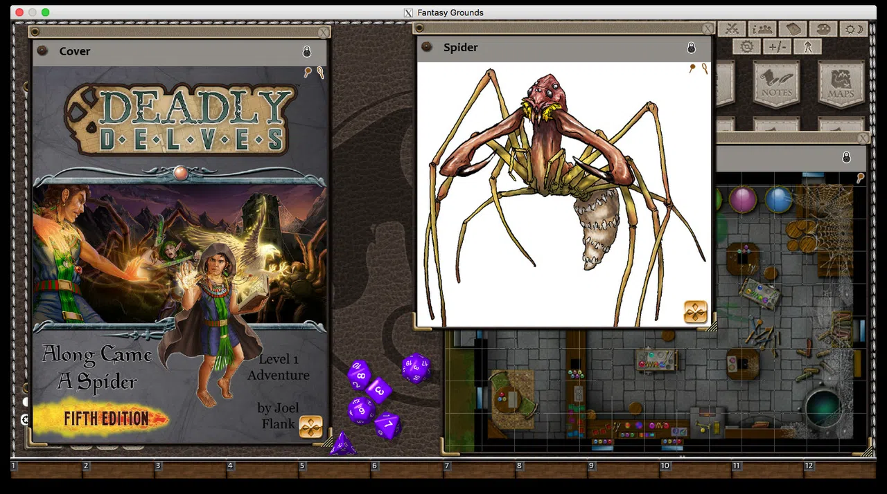Fantasy Grounds - Deadly Delves: Along Came a Spider (5E) Screenshot 2