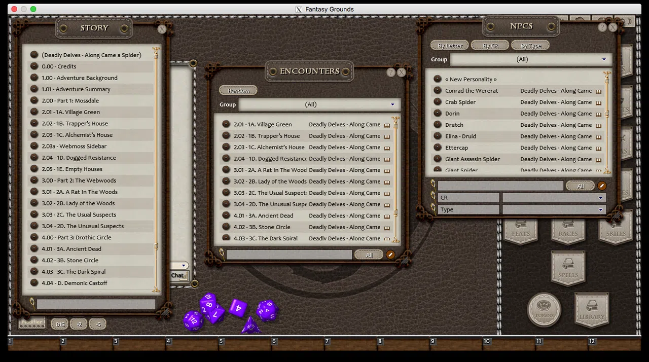 Fantasy Grounds - Deadly Delves: Along Came a Spider (5E) Screenshot 1