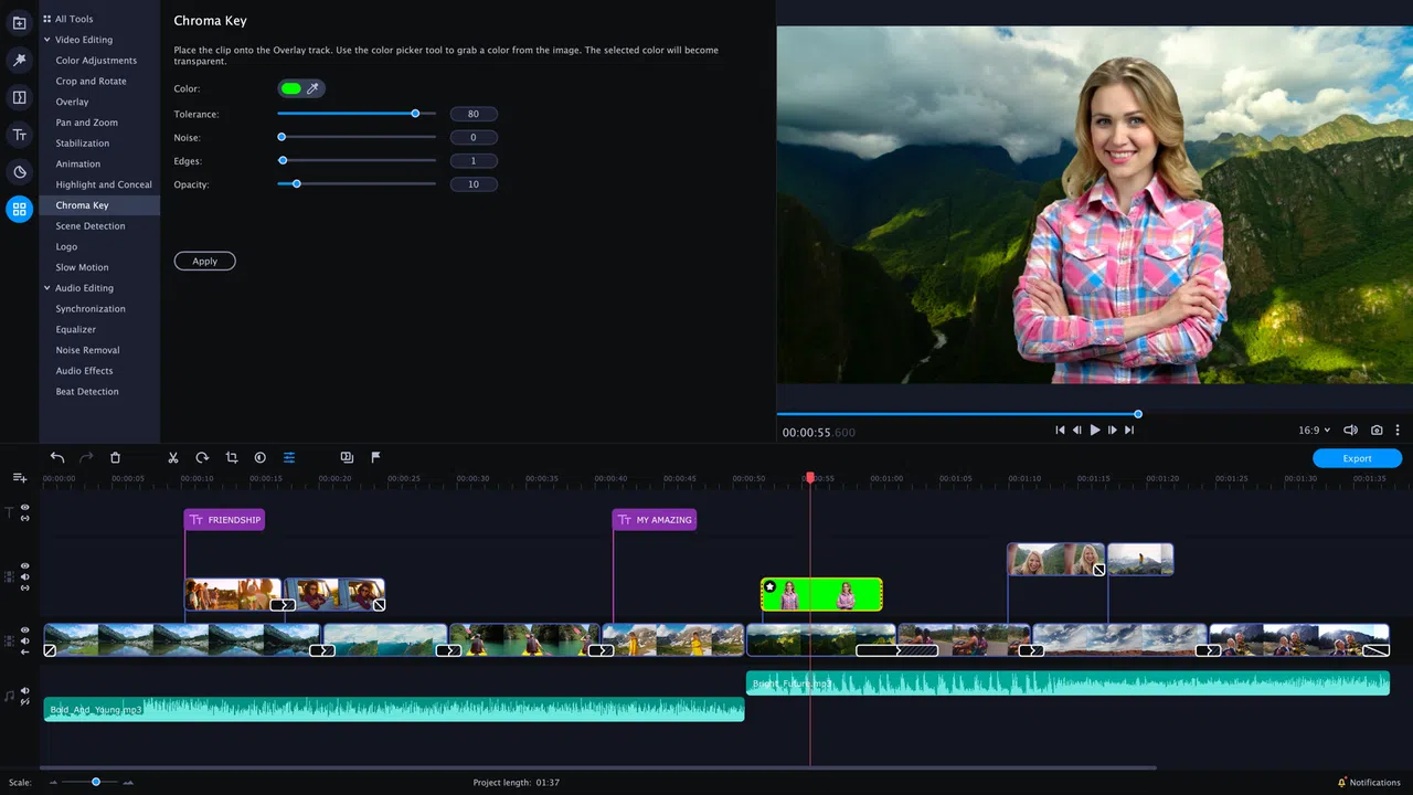 Movavi Video Editor Plus 2021 - Video Editing Software Screenshot 0