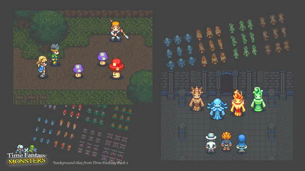 RPG Maker MZ - Time Fantasy: Monsters Screenshot 2
