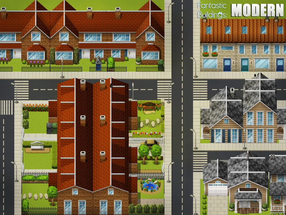 RPG Maker VX Ace - Fantastic Buildings: Modern Screenshot 3