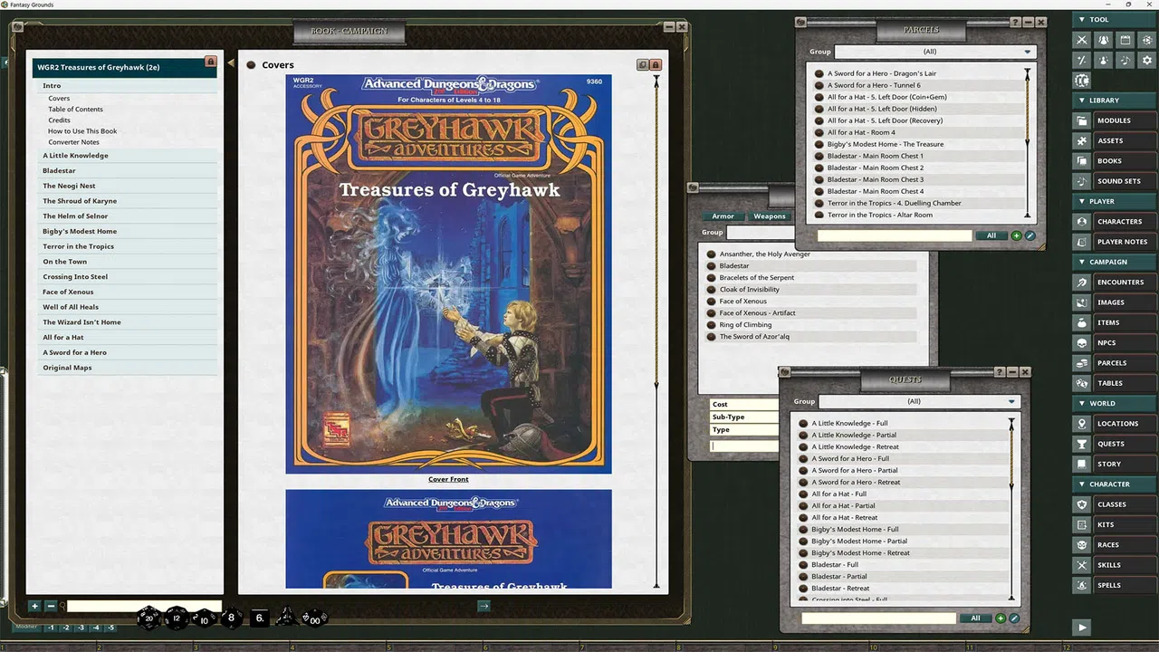 Fantasy Grounds - D&D Classics: WGR2 Treasures of Greyhawk (2E) Screenshot 4