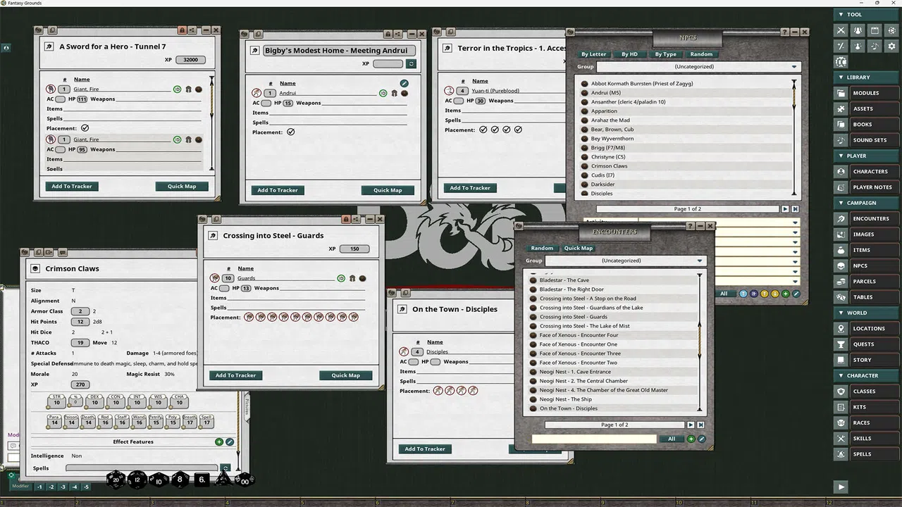 Fantasy Grounds - D&D Classics: WGR2 Treasures of Greyhawk (2E) Screenshot 0