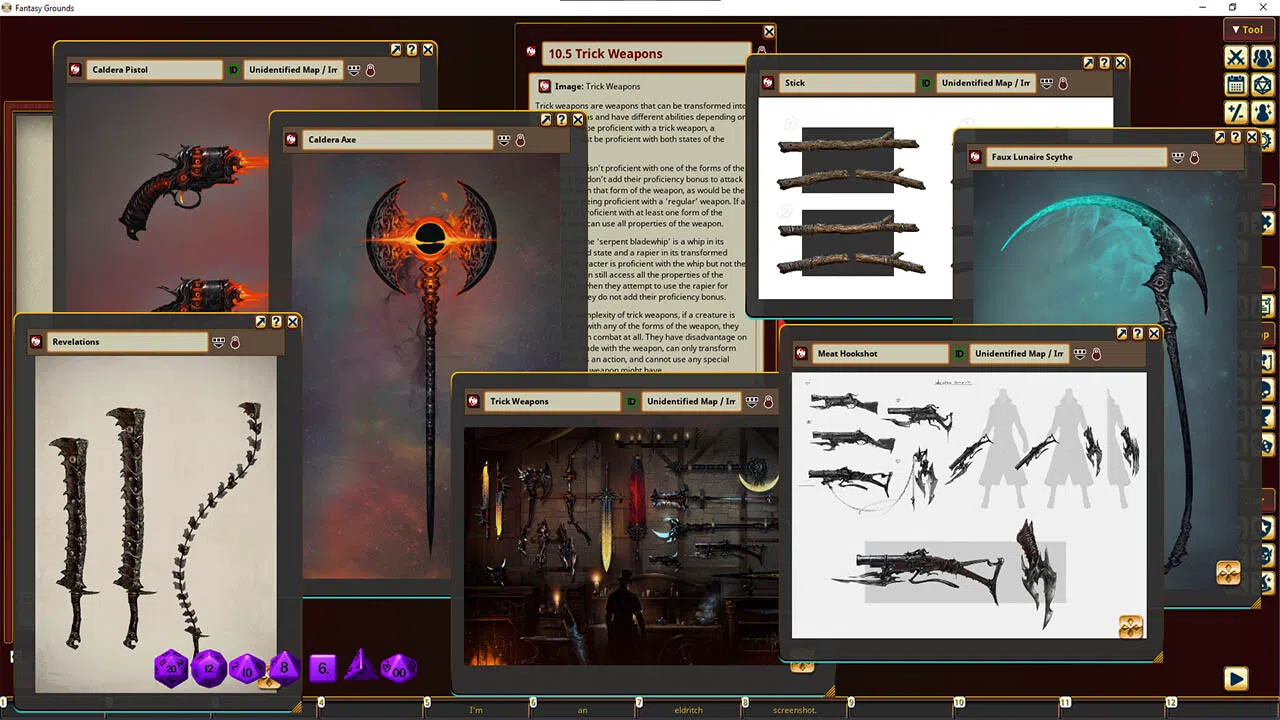 Fantasy Grounds - Steinhardt's Guide to the Eldritch Hunt Screenshot 7
