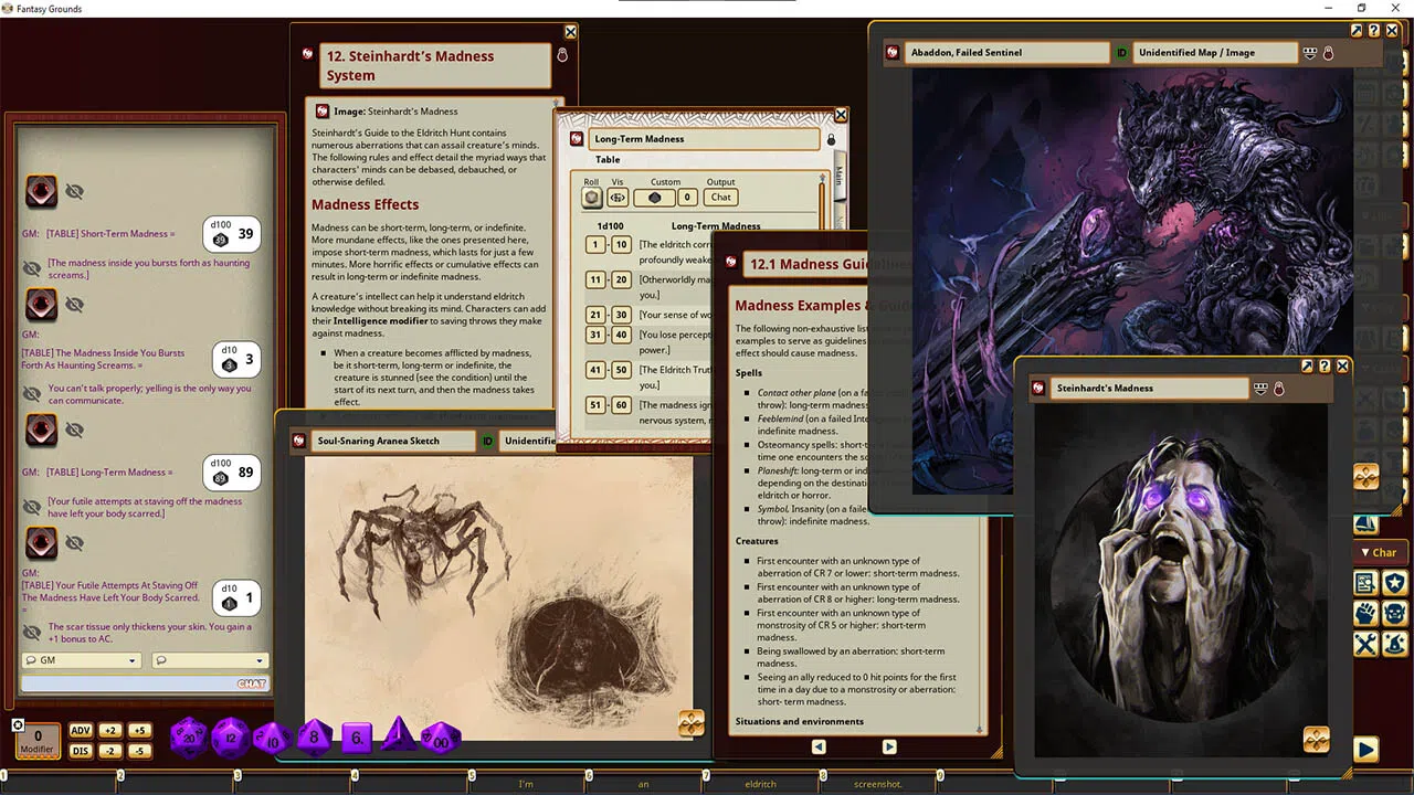 Fantasy Grounds - Steinhardt's Guide to the Eldritch Hunt Screenshot 3