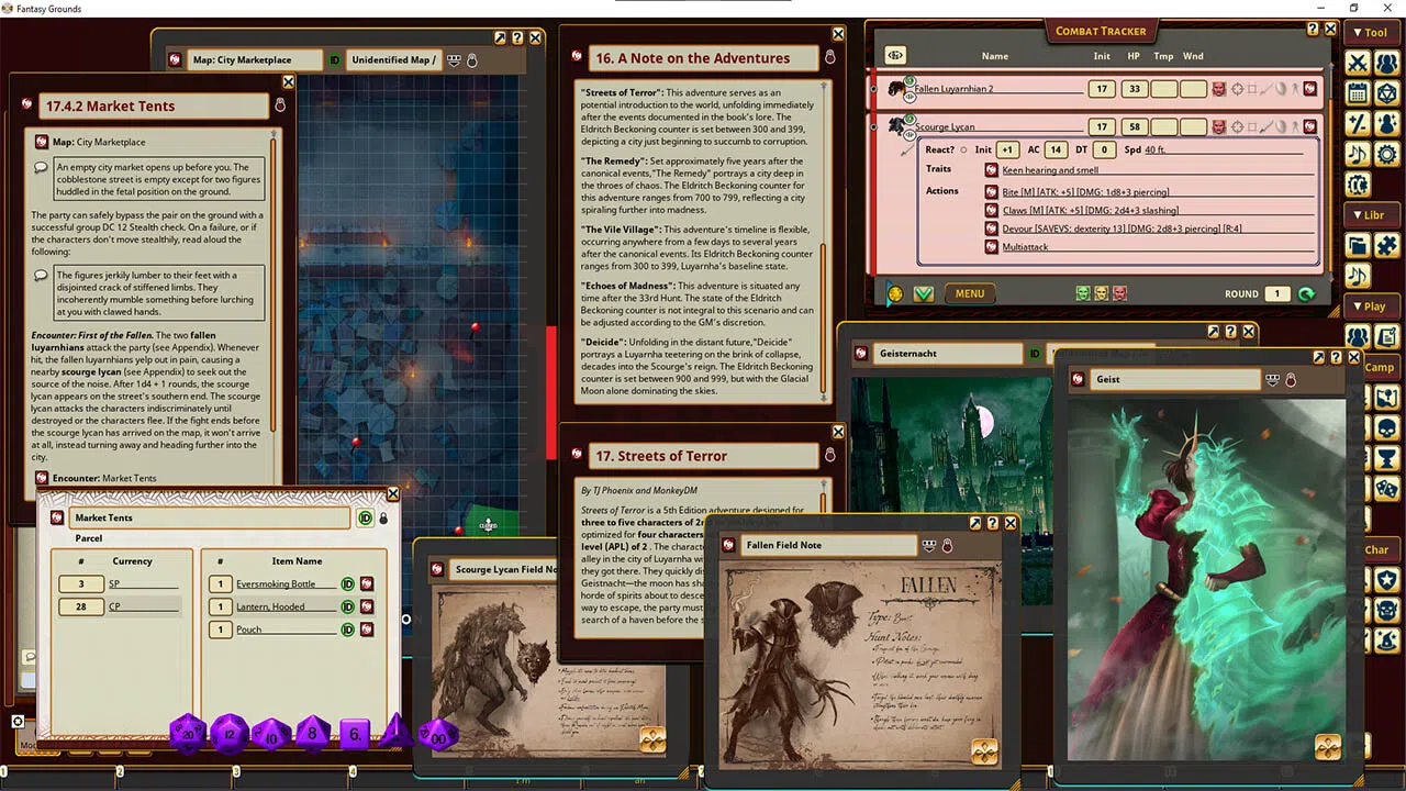 Fantasy Grounds - Steinhardt's Guide to the Eldritch Hunt Screenshot 6
