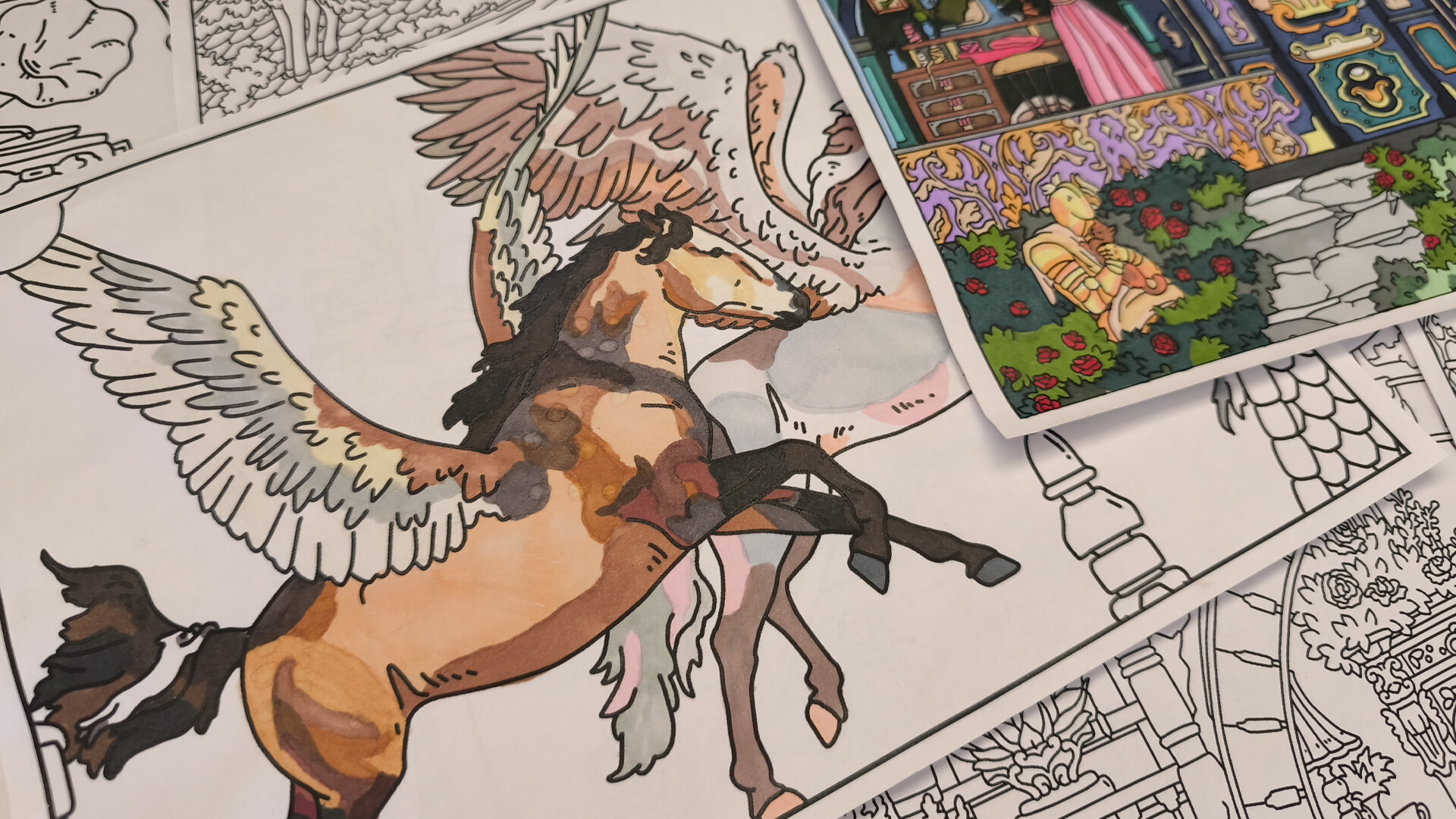 HIDDEN CATS 10: Valentine's Day 😻🐾💖 - Coloring Book Screenshot 2