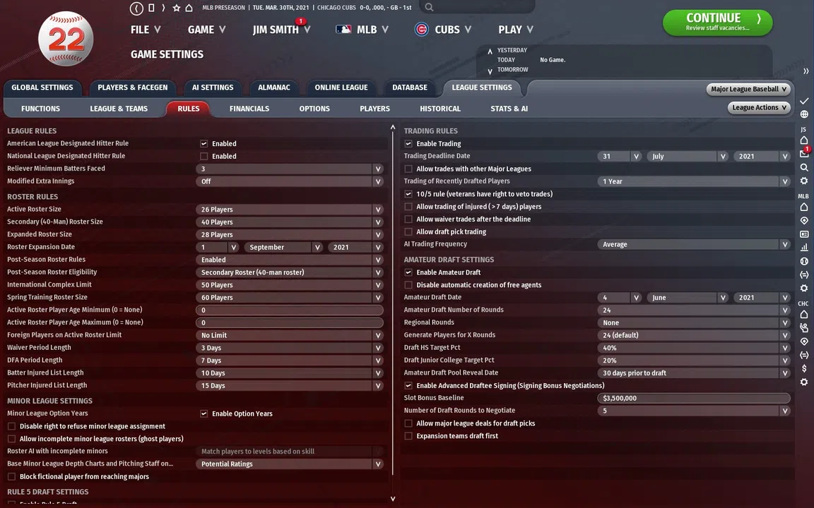 Out of the Park Baseball 22 Screenshot 19