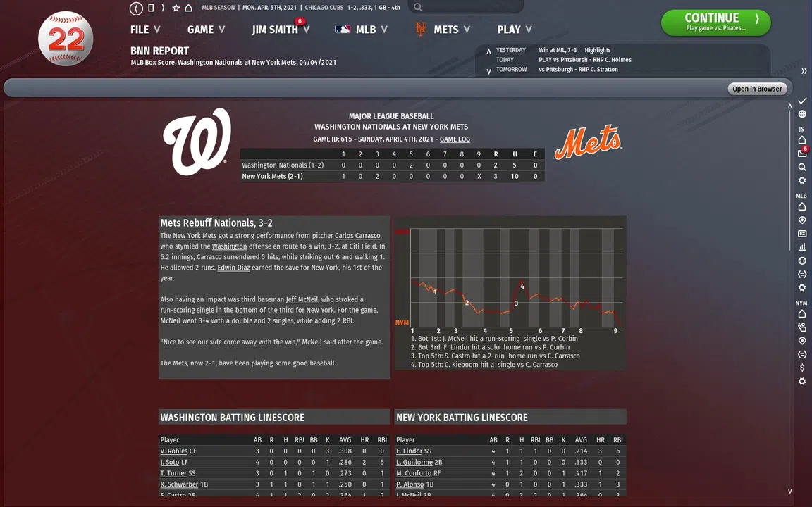 Out of the Park Baseball 22 Screenshot 21