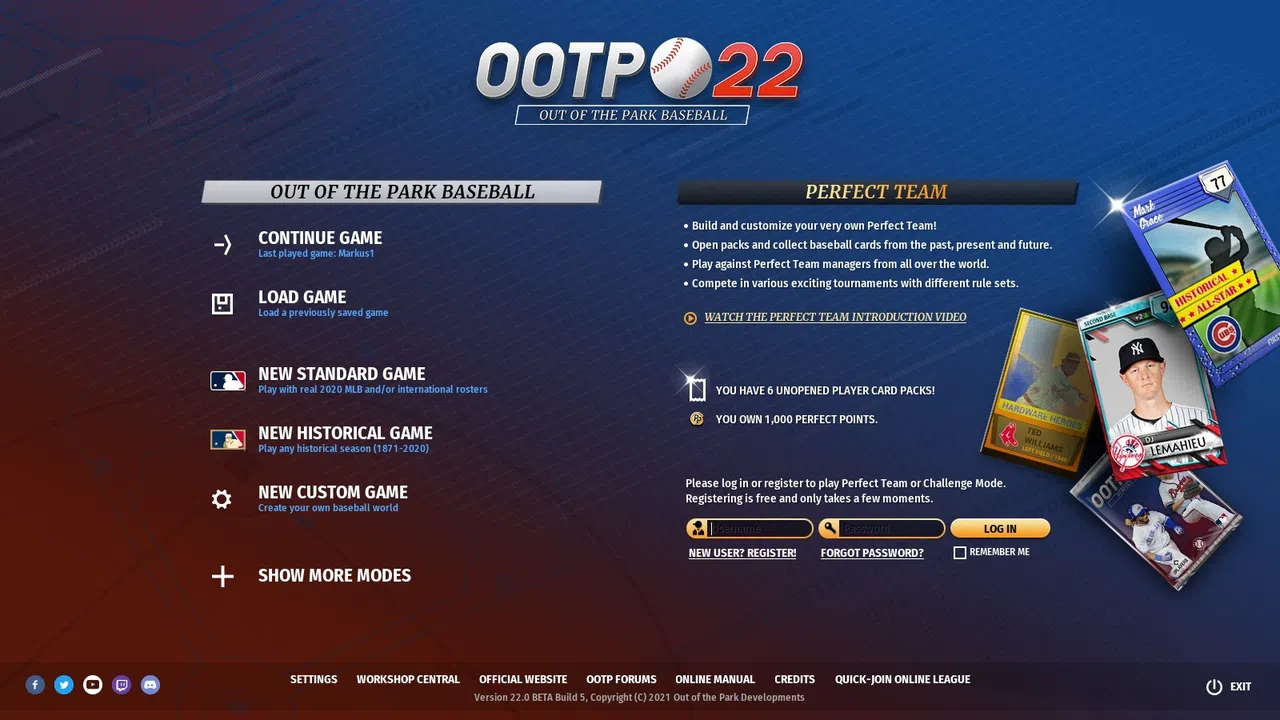 Out of the Park Baseball 22 Screenshot 0