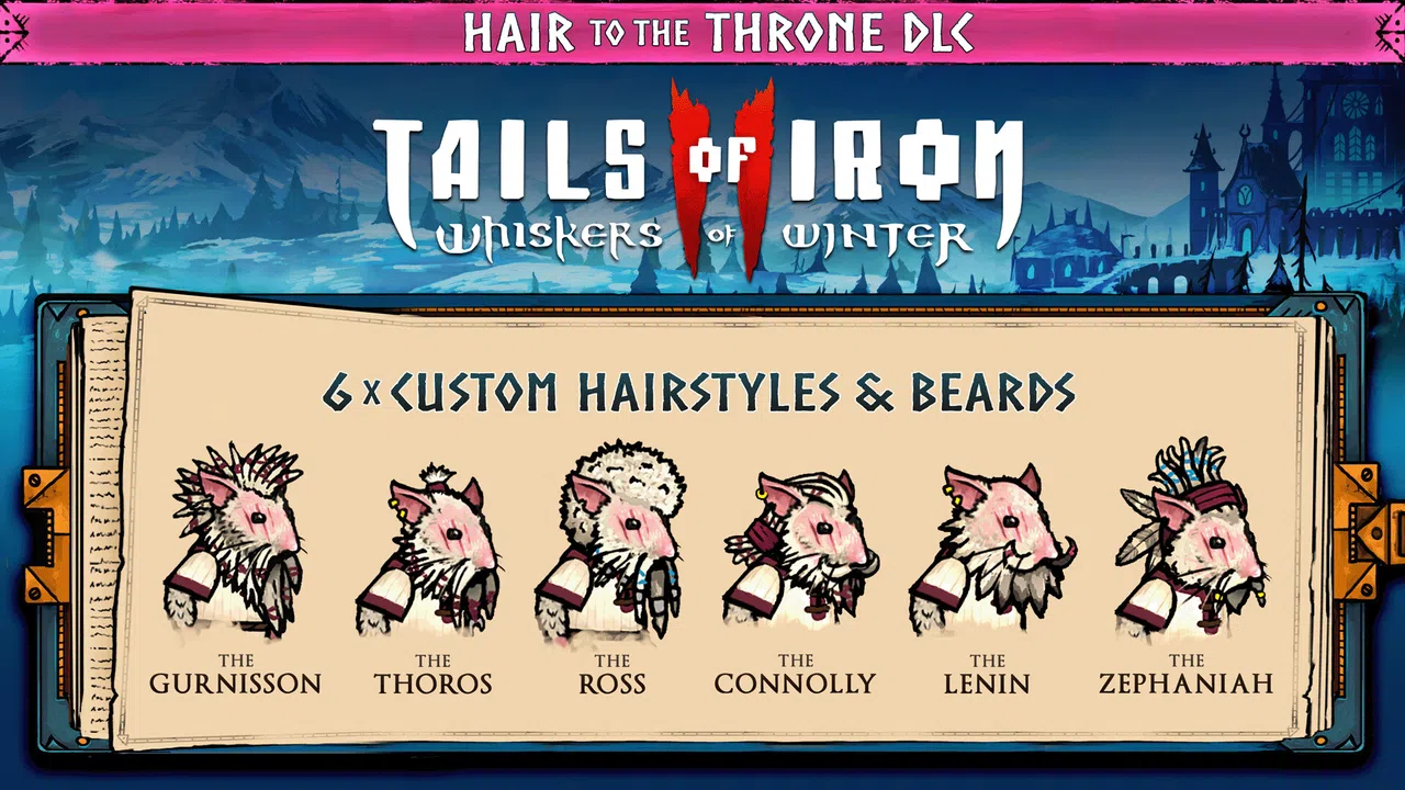 Tails of Iron 2: Whiskers of Winter - Hair to the Throne Pack Screenshot 0