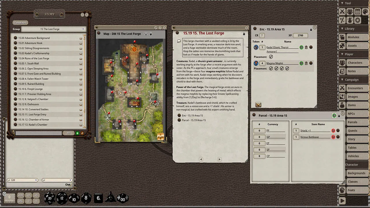 Fantasy Grounds - Tome of Beasts 3 Lairs for 5th Edition Screenshot 3