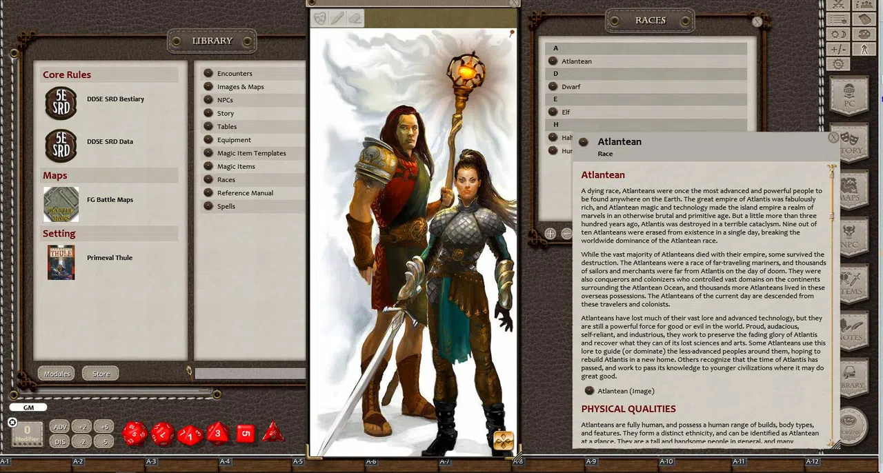 Fantasy Grounds - 5E: Primeval Thule Campaign Setting Screenshot 3