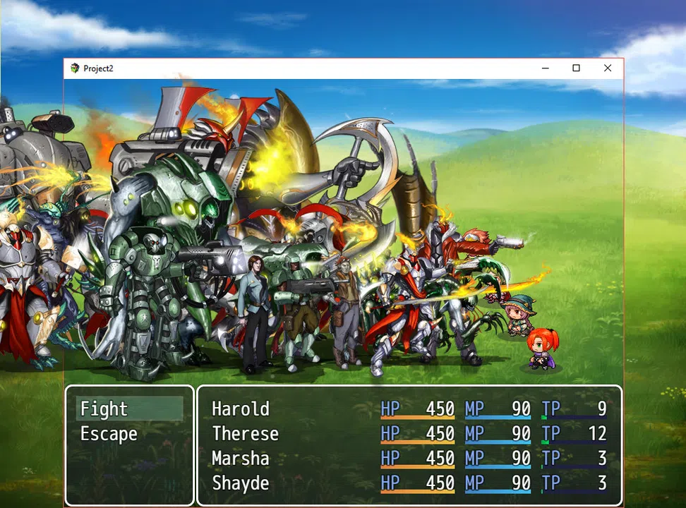 RPG Maker MZ - Sci-Fi Battlers 2 Screenshot 0