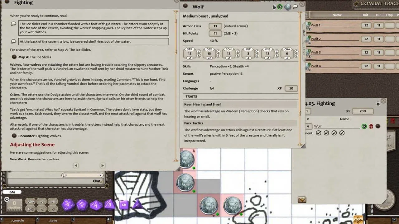Fantasy Grounds - D&D Adventurers League 10-00 Ice Road Trackers Screenshot 2