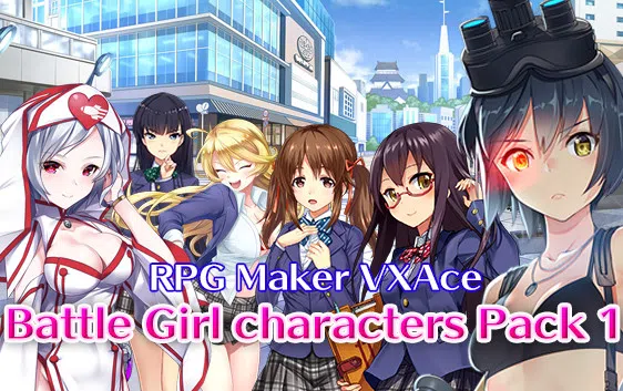 RPG Maker VX Ace - Battle Girl characters Pack 1 Screenshot 0