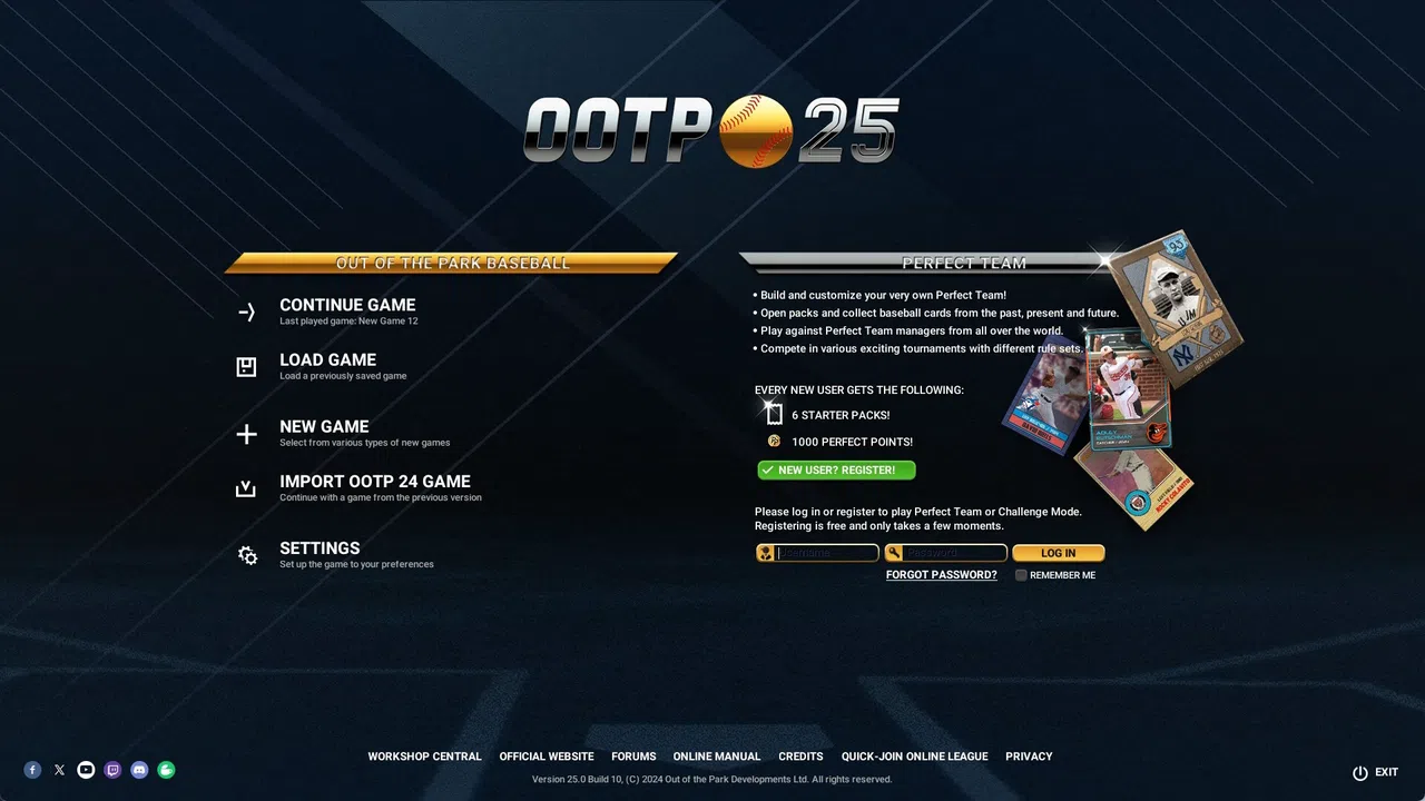Out of the Park Baseball 25 Screenshot 0
