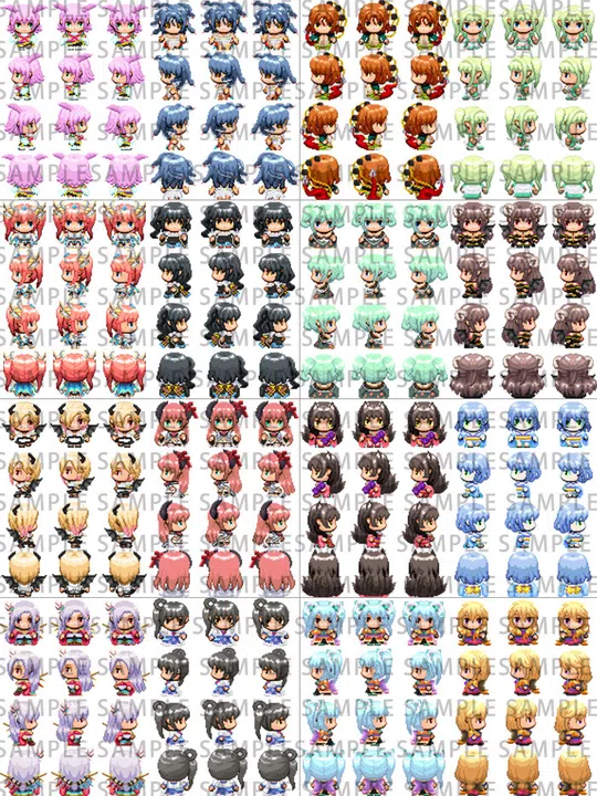 RPG Maker MV - Fantasy Heroine Character Pack 7 Screenshot 8