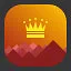 King of the mountain icon
