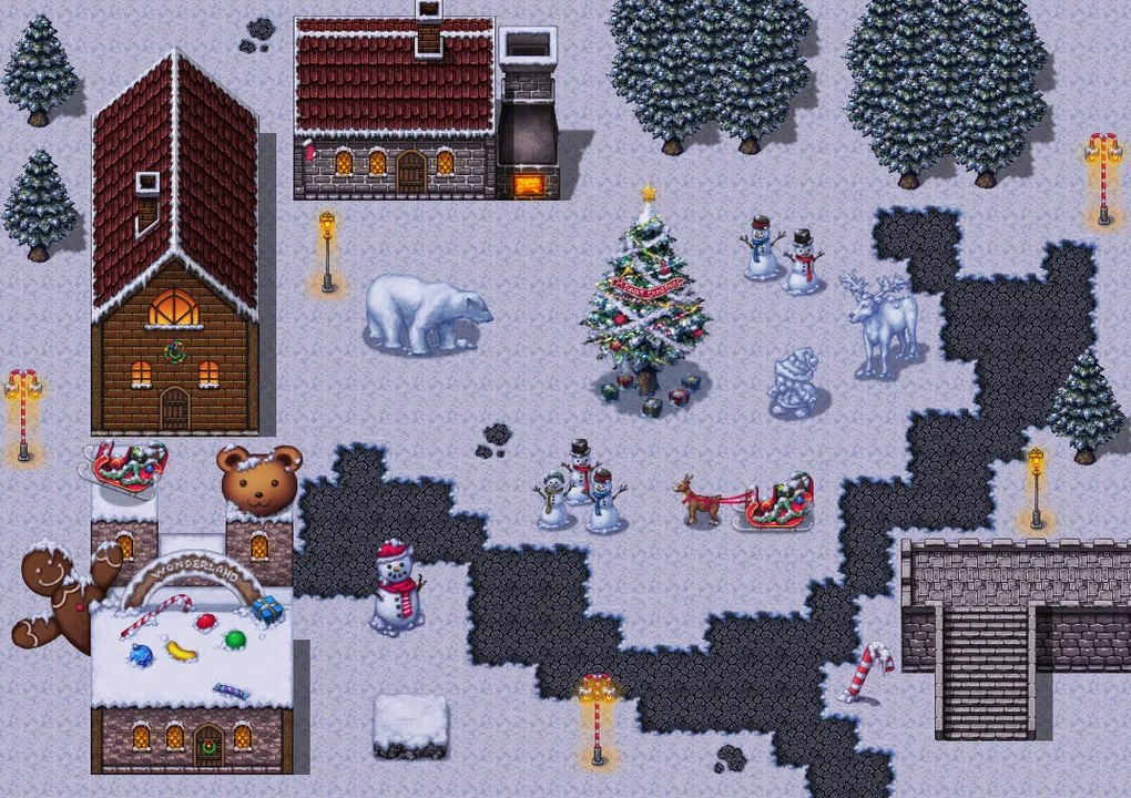 RPG Maker VX Ace - Winter Wonderland Tiles Screenshot 2