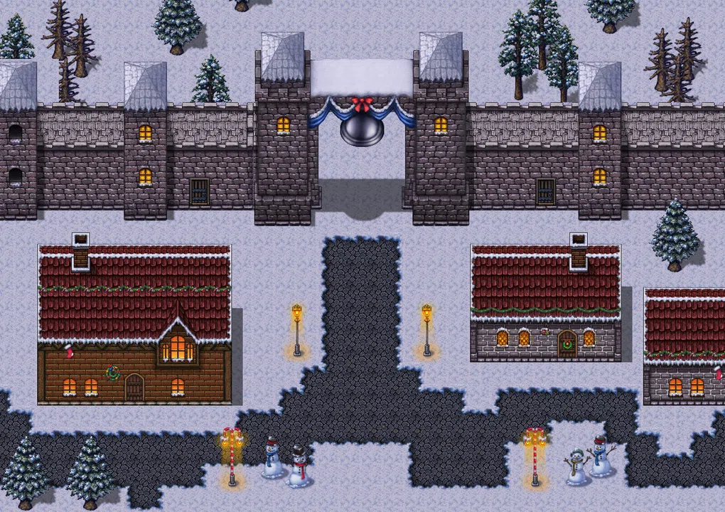 RPG Maker VX Ace - Winter Wonderland Tiles Screenshot 0