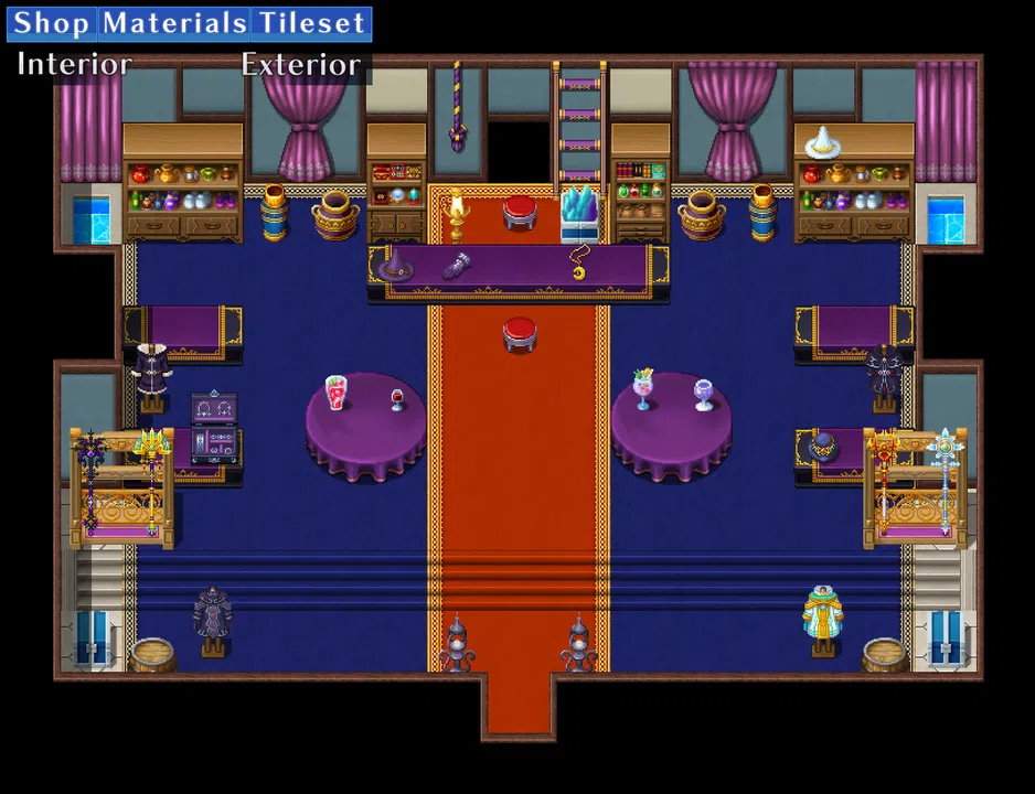 RPG Maker MZ - Shop Materials Tileset - Interior / Exterior Screenshot 4
