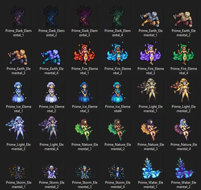 RPG Maker MV - MT Tiny Tales Battlers - Elemental Forces Screenshot 6