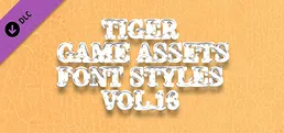 TIGER GAME ASSETS FONT STYLES VOL.16