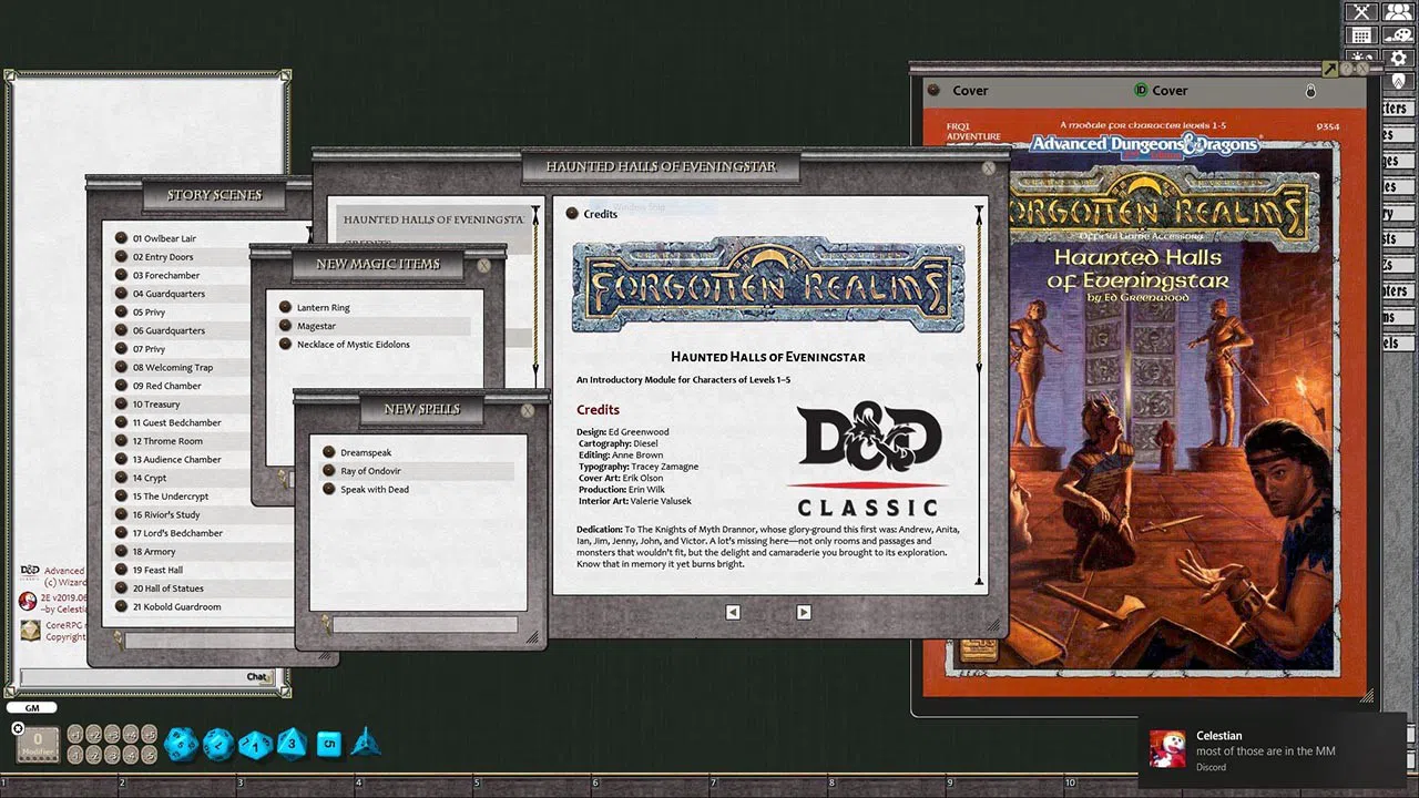 Fantasy Grounds - D&D Classics: FRQ1 Haunted Halls of Eveningstar (2E) Screenshot 0