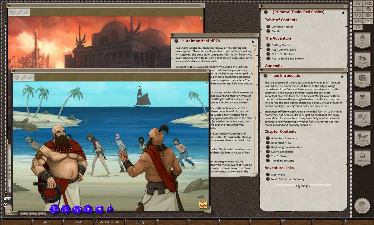 Fantasy Grounds - 5E: Primeval Thule: Red Chains Screenshot 2