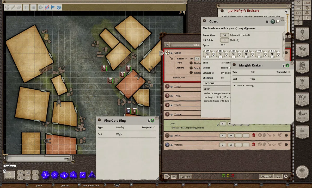 Fantasy Grounds - 5E: Primeval Thule: Red Chains Screenshot 1