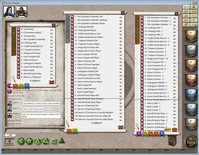 Fantasy Grounds - 4E: Lands of Darkness #1: The Barrow Grounds Screenshot 4