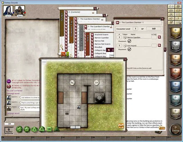 Fantasy Grounds - 4E: Lands of Darkness #1: The Barrow Grounds Screenshot 0