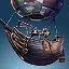 The flight of Icarus icon