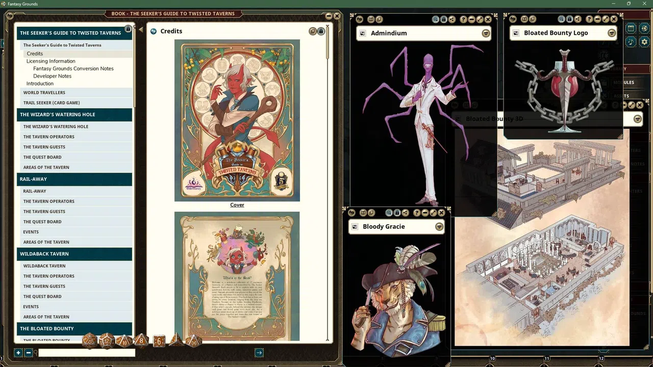 Fantasy Grounds - The Seeker's Guide to Twisted Taverns Screenshot 3