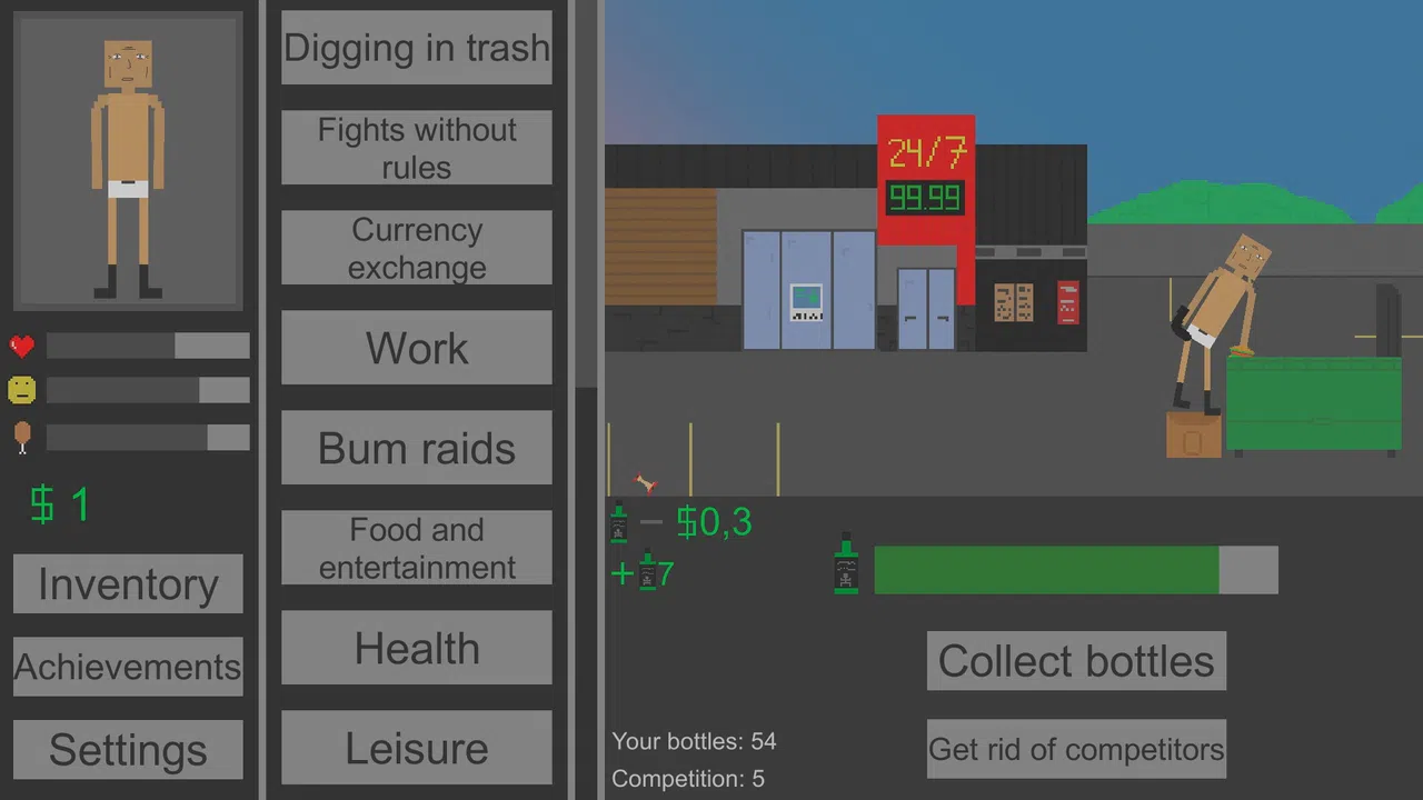 True Bum Simulator Screenshot 0