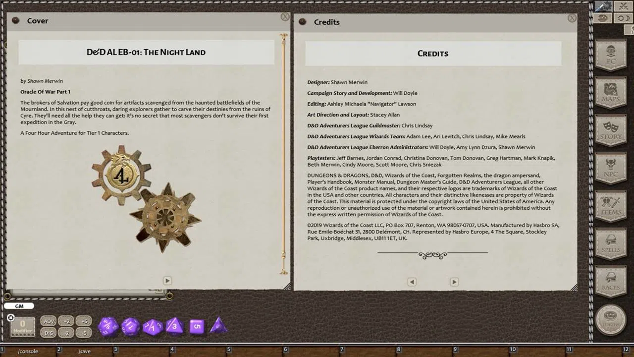 Fantasy Grounds - D&D Adventurers League EB-01 The Night Land Screenshot 3