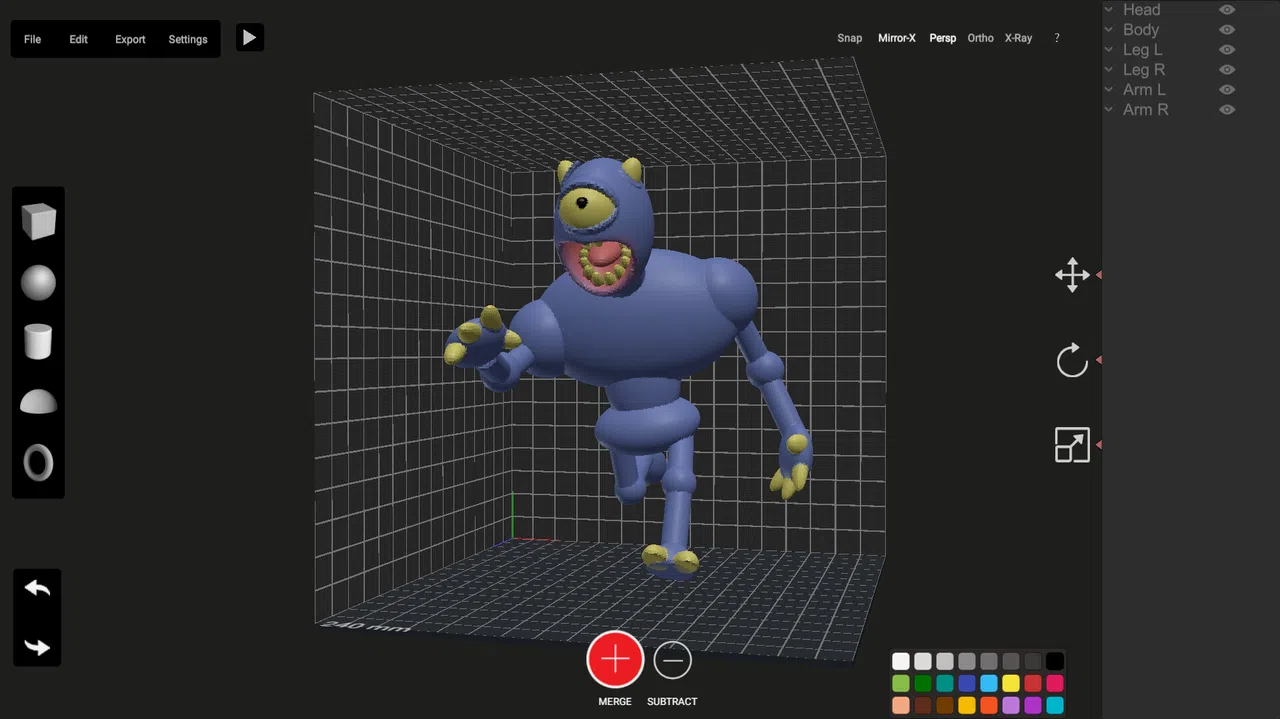 Claydo:Easy 3D Modelling & Printing Screenshot 4