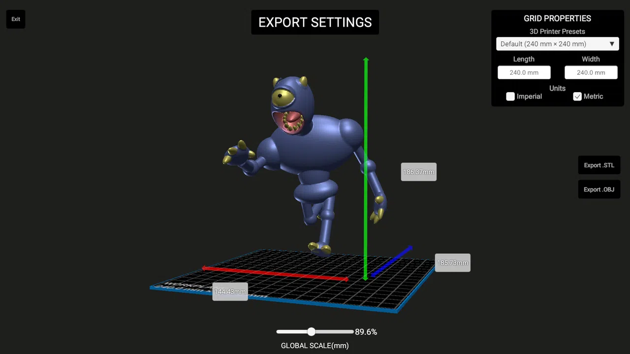Claydo:Easy 3D Modelling & Printing Screenshot 5