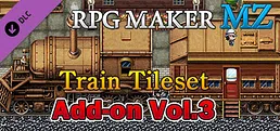 RPG Maker MZ - Add-on Vol.3: Train Tileset
