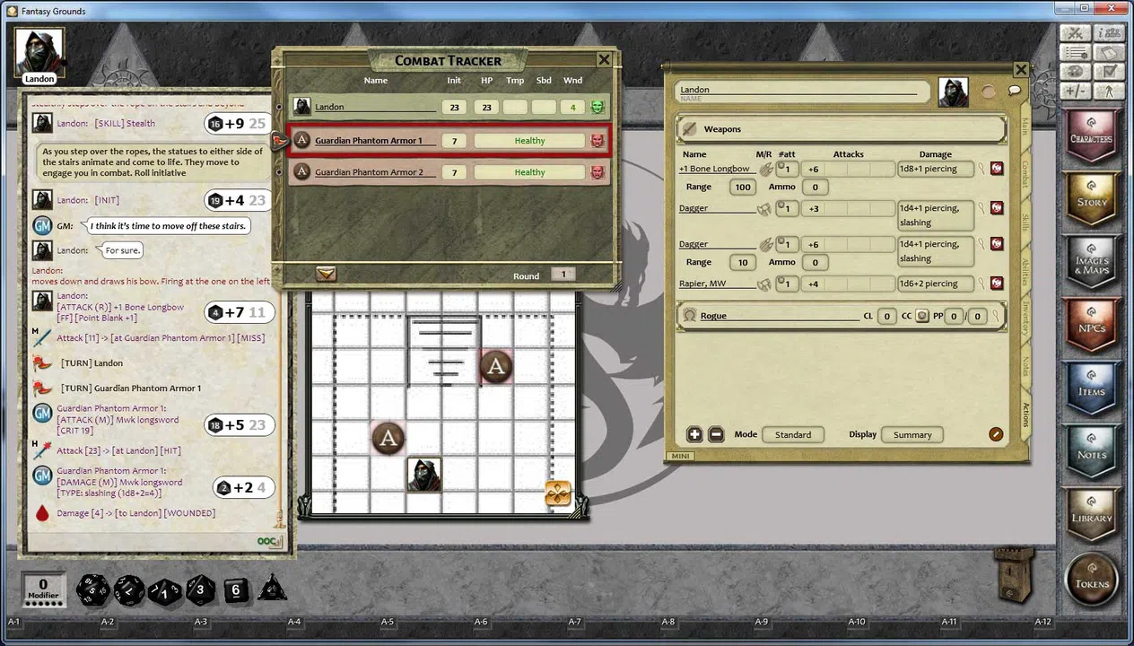 Fantasy Grounds - PFRPG Compatible Adventure: The Lost City of Bransik - One on One Adventure #16 Screenshot 1