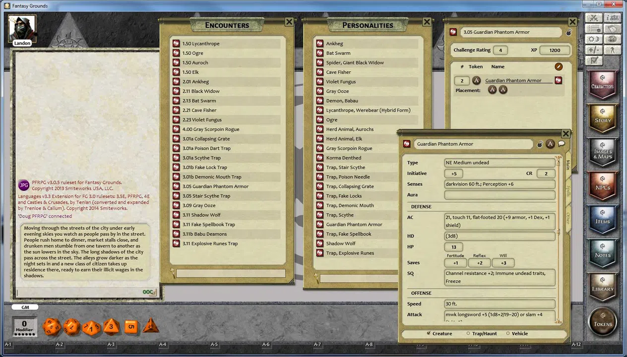 Fantasy Grounds - PFRPG Compatible Adventure: The Lost City of Bransik - One on One Adventure #16 Screenshot 3