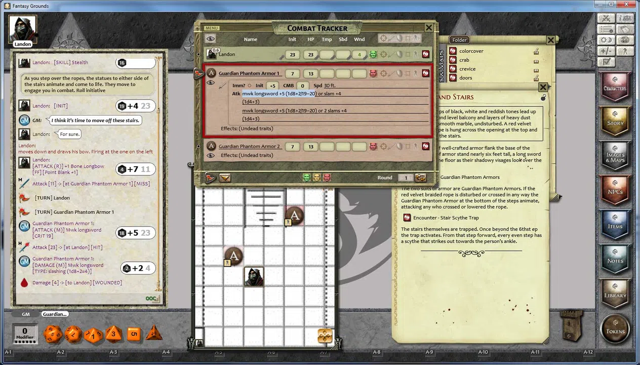 Fantasy Grounds - PFRPG Compatible Adventure: The Lost City of Bransik - One on One Adventure #16 Screenshot 0