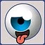 That's some way to hold your tongue icon